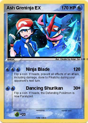 Pokemon Ash Greninja EX
