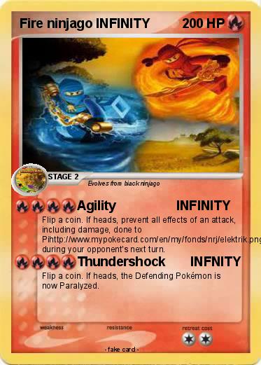 Pokemon Fire ninjago INFINITY