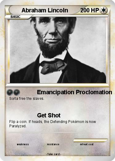 Pokemon Abraham Lincoln
