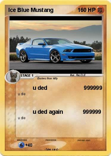 Pokemon Ice Blue Mustang