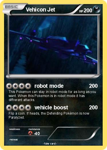 Pokemon Vehicon Jet