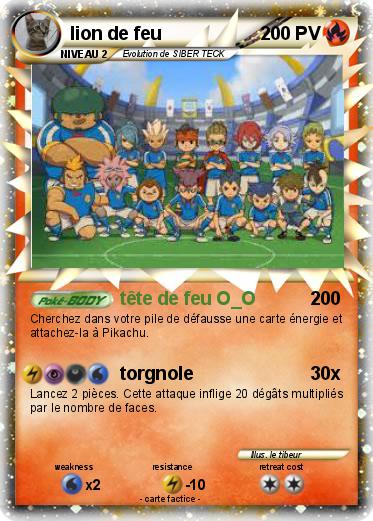 Pokemon lion de feu