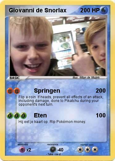 Pokemon Giovanni de Snorlax