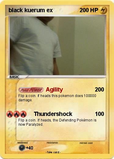 Pokemon black kuerum ex