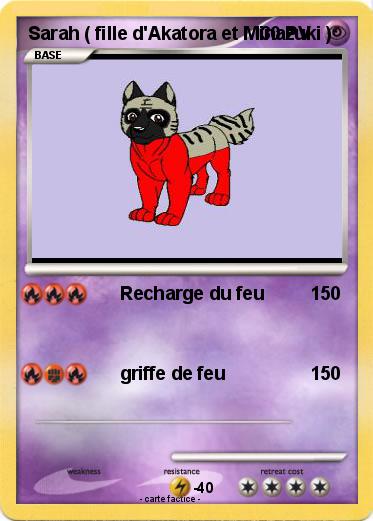 Pokemon Sarah ( fille d'Akatora et Minazuki )
