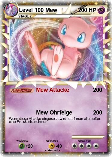 Pokemon Level 100 Mew