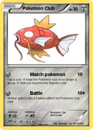 Pokemon Pokemon Club