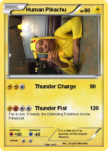 Pokemon Human Pikachu