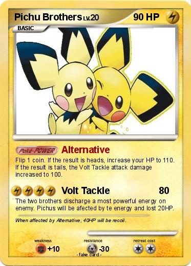 Pokemon Pichu Brothers