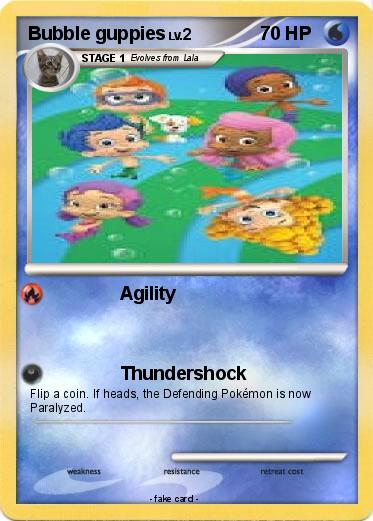 Pokemon Bubble guppies