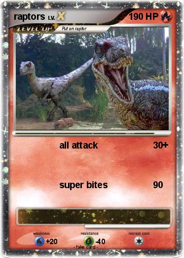 Pokemon raptors