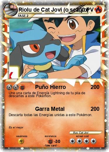 Pokemon Riolu de Cat Jovi (o sea,yo)