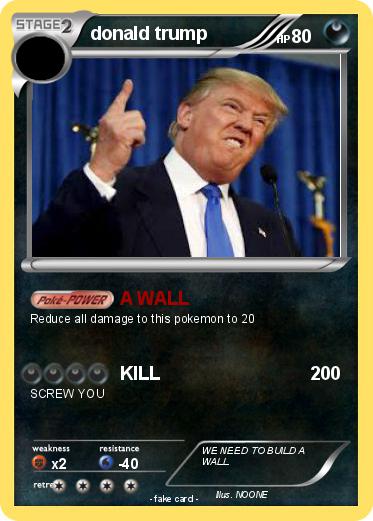 Pokemon donald trump