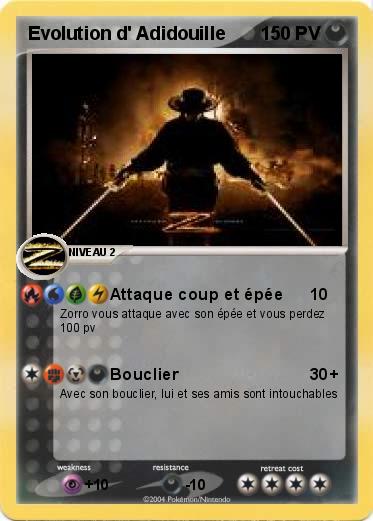 Pokemon Evolution d' Adidouille