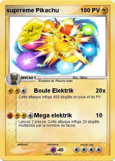 Pokemon suprreme Pikachu