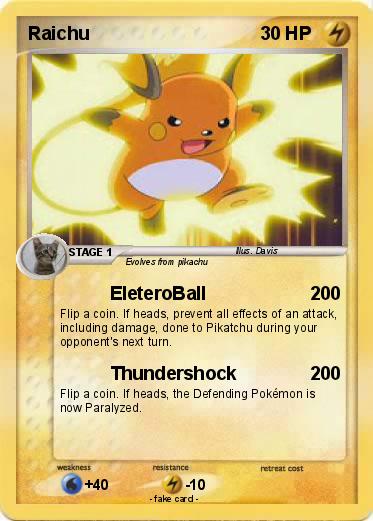 Pokemon Raichu