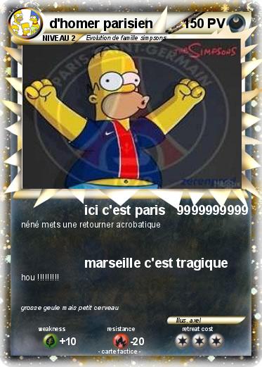 Pokemon d'homer parisien