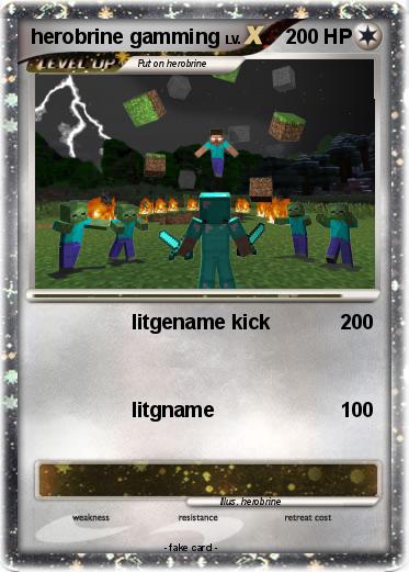 Pokemon herobrine gamming