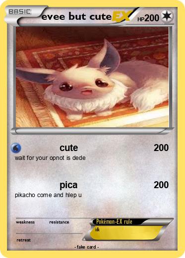Pokemon evee but cute