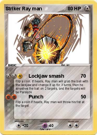 Pokemon Striker Ray man