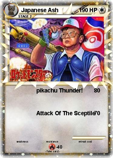 Pokemon Japanese Ash