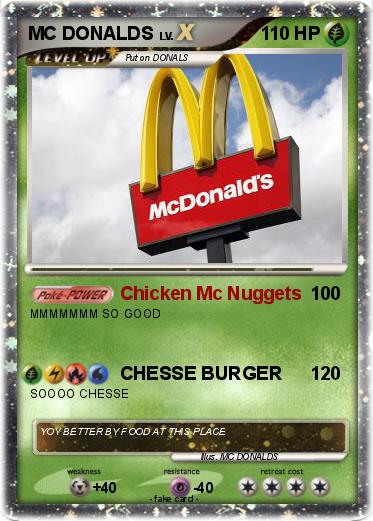 Pokemon MC DONALDS