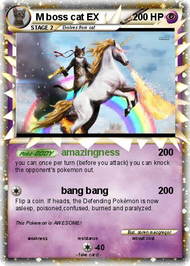 Pokemon M boss cat EX