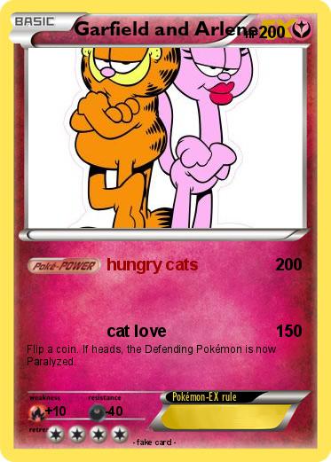Pokemon Garfield and Arlene