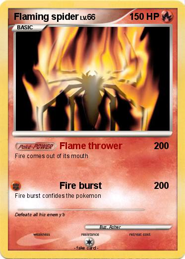 Pokemon Flaming spider
