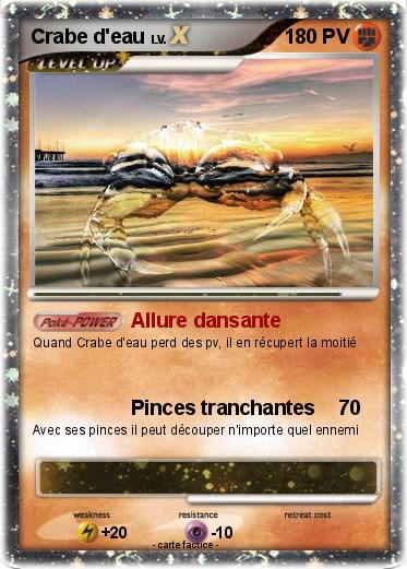 Pokemon Crabe d'eau