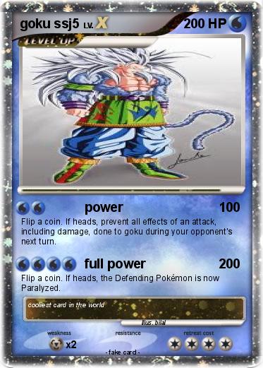 Pokemon goku ssj5