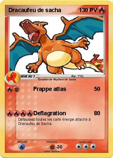 Pokemon Dracaufeu de sacha