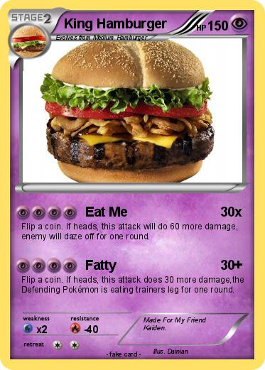 Pokemon King Hamburger