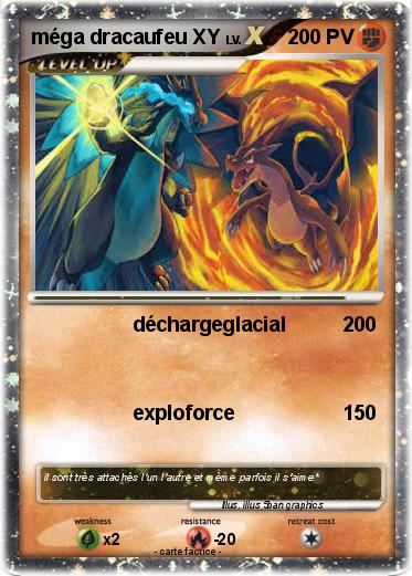 Pokemon méga dracaufeu XY