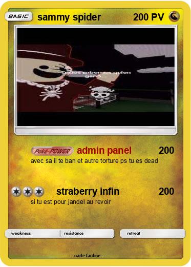 Pokemon sammy spider