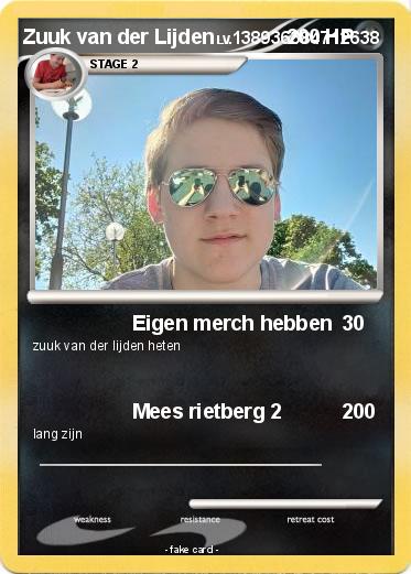 Pokemon Zuuk van der Lijden