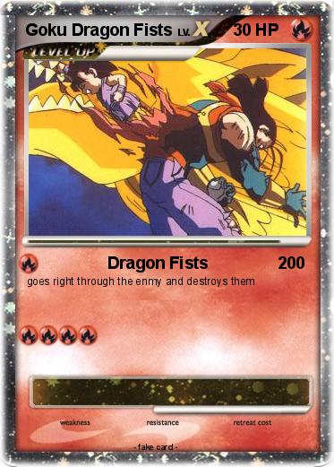Pokemon Goku Dragon Fists