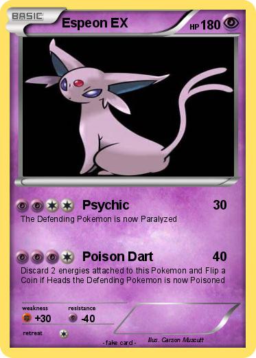 Pokemon Espeon EX