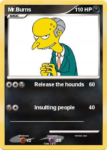 Pokemon Mr.Burns