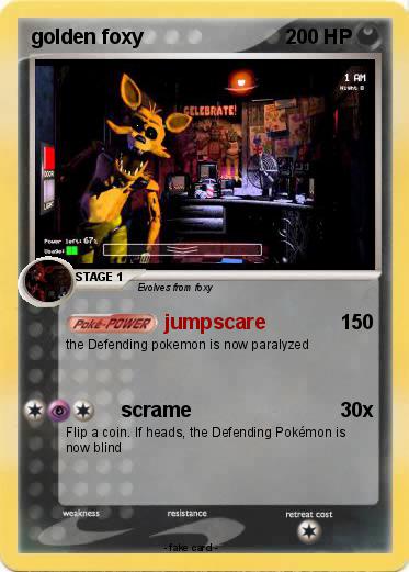 Pokemon golden foxy