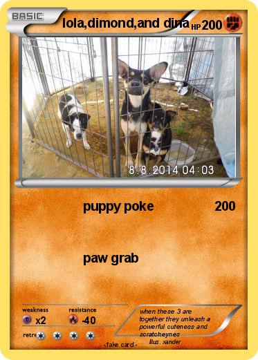 Pokemon lola,dimond,and dina