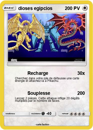 Pokemon dioses egipcios