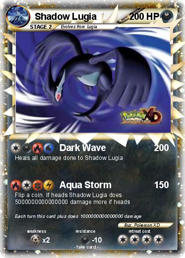 Pokemon Shadow Lugia