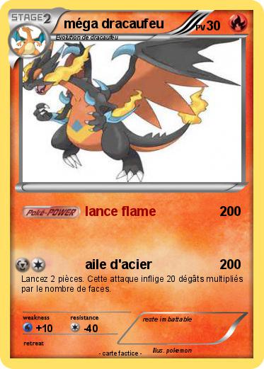 Pokemon méga dracaufeu