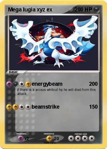 Pokemon Mega lugia xyz ex
