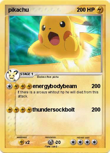 Pokemon pikachu