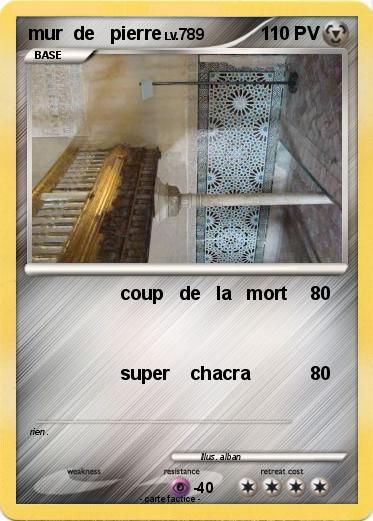 Pokemon mur  de   pierre