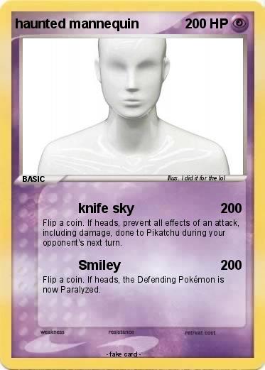 Pokemon haunted mannequin