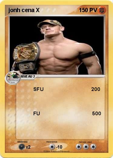 Pokemon jonh cena X