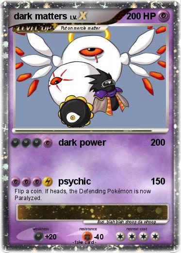 Pokemon dark matters